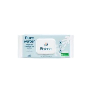 Biolane Lingettes Pure Water 48 Piéces