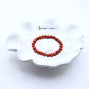 Bracelet Jaspe rouge – 6 mm