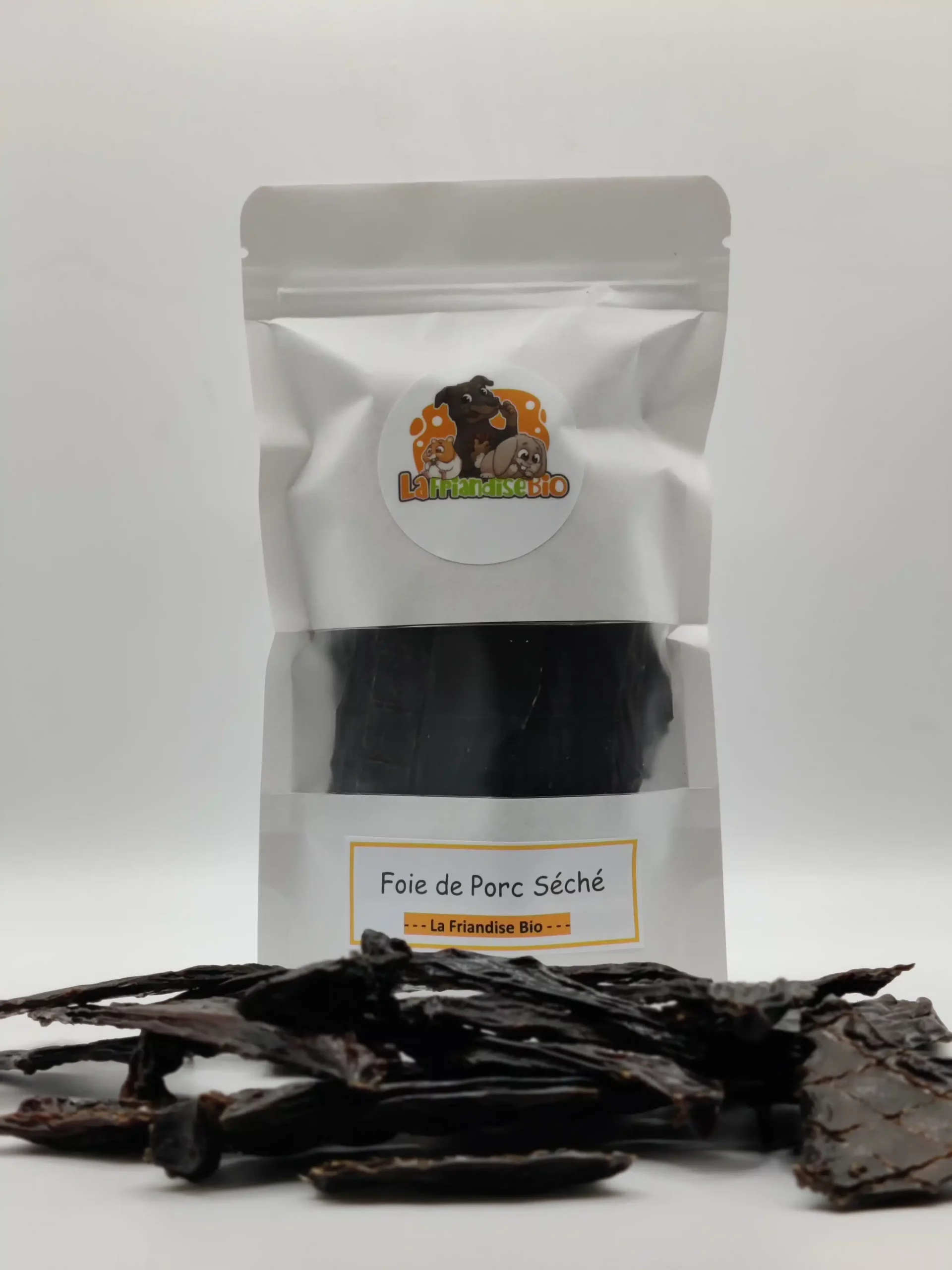 Lanières de Foie de Porc Séchées pour Chien