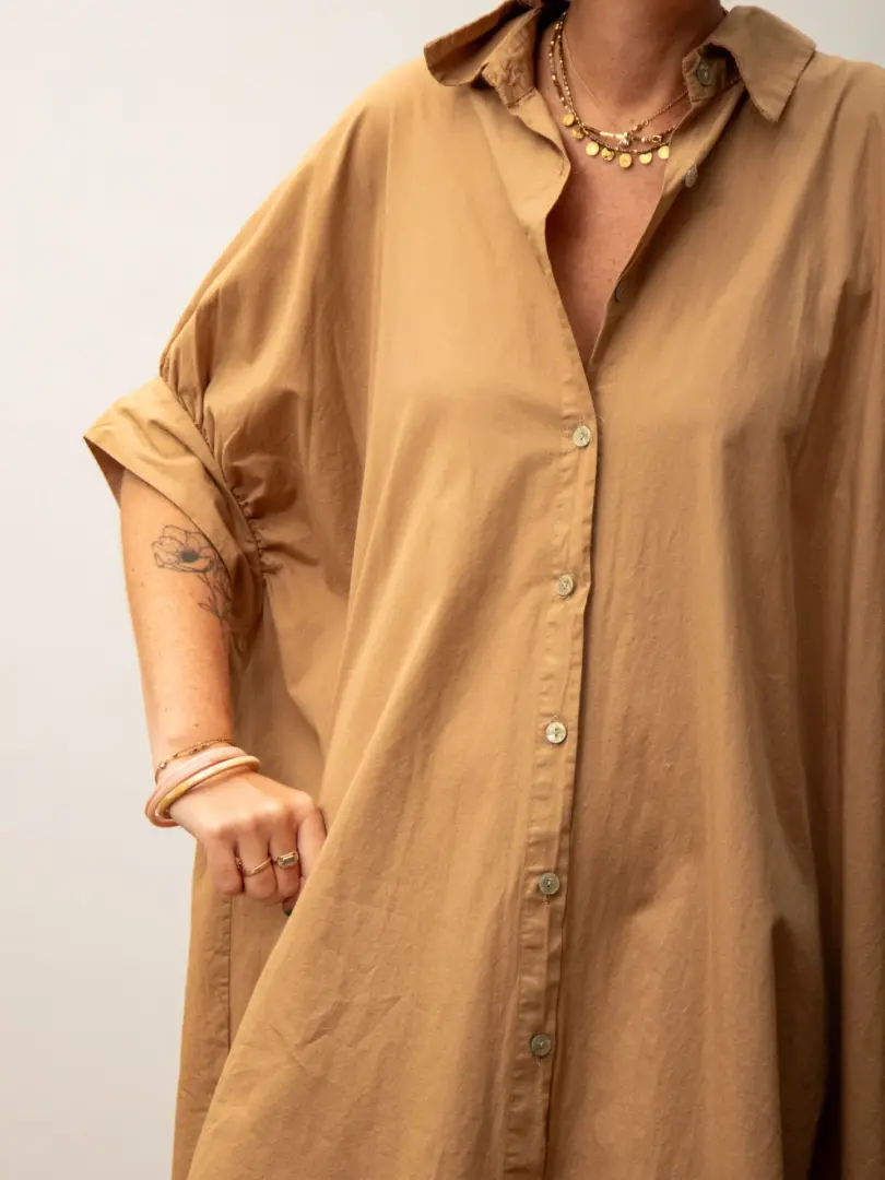Robe longue camel NOISETTE – Image 4