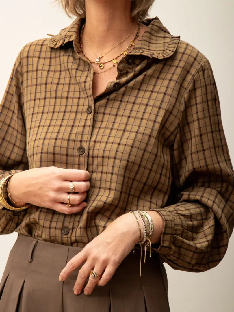 Chemise carreaux ANGELIE – Image 5