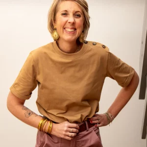 T-shirt marron NATASHA