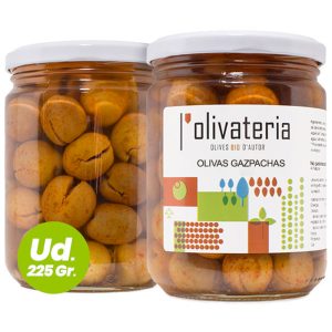 Olives gazpachas BIO aromatisées au piment 225gr