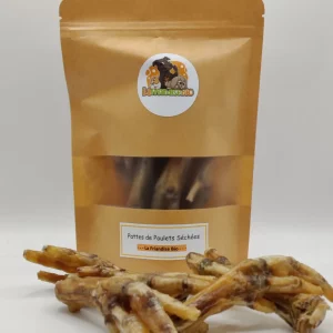 Pattes de Poulets Séchées pour Chiens