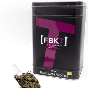 Thé vert Fraise Jasmin Piment BIO*