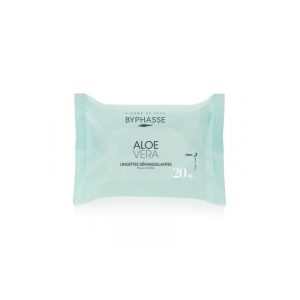 Byphasse Lingettes Demaquillantes Aloe Vera 20 Unites