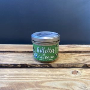 Rillettes aux miel et poireaux