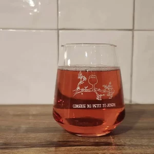 Verre sans pied « Cidrerie du Petit St-Joseph »